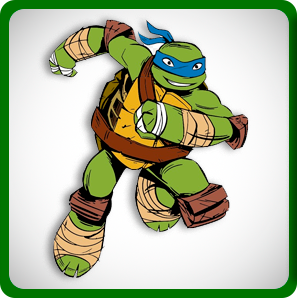 Leonardo, personagem de Tartarugas Ninja.